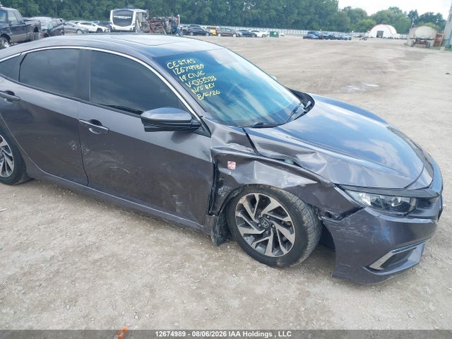 2019 Honda Civic Ex მანქანა იყიდება აუქციონზე, vin: 2HGFC2F79KH033533, აუქციონის ნომერი: 12674989