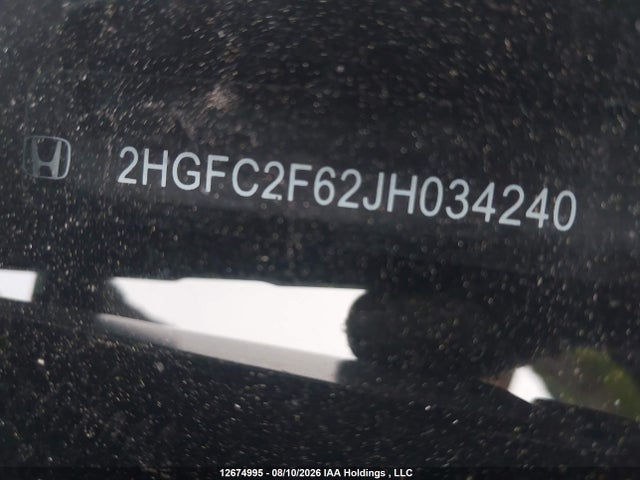 Honda Civic Lx 2018 2HGFC2F62JH034240 Image 18
