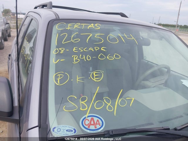 12675014 :رقم المزاد ، 1FMCU03118KB40060 vin ، 2008 Ford Escape Xlt مزاد بيع