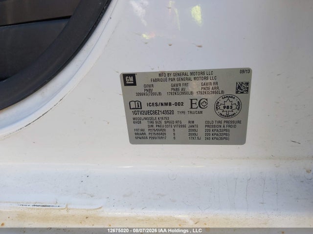 GMC Sierra 1500 Sle 2014 1GTV2UEC8EZ143520 Image 19
