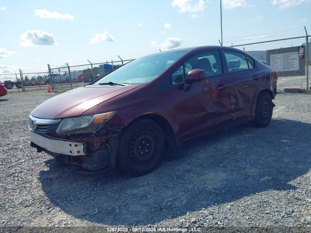 2012 Honda Civic Lx მანქანა იყიდება აუქციონზე, vin: 2HGFB2F4XCH044969, აუქციონის ნომერი: 12675028