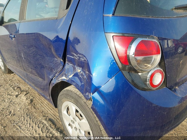 Продаж на аукціоні авто 2013 Chevrolet Sonic Ls Auto, vin: 1G1JA6EH8D4254405, номер лоту: 12670283