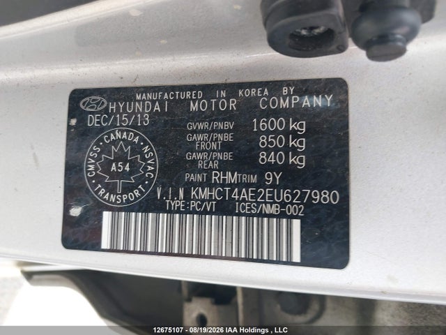 Hyundai Accent Gls/gs 2014 KMHCT4AE2EU627980 Image 19