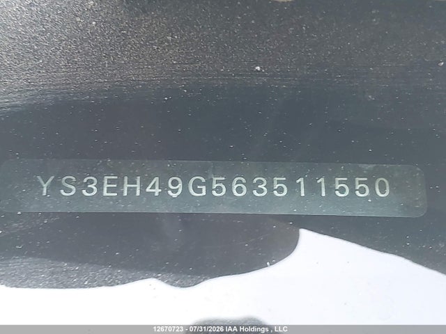 Продаж на аукціоні авто 2006 Saab 9-5, vin: YS3EH49G563511550, номер лоту: 12670723