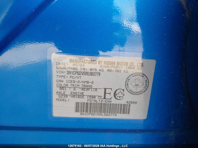 Nissan KICKS SR 2024 3N1CP5DV5RL562779 Image 9