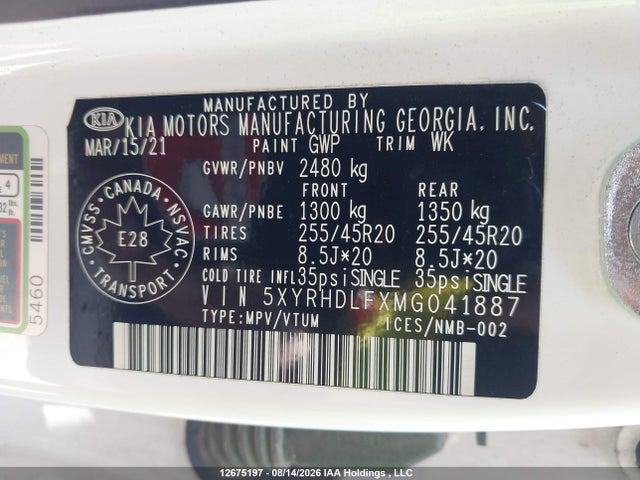 KIA Sorento 2021 5XYRHDLFXMG041887 Image 18