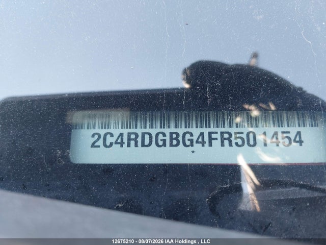 Dodge Grand Caravan Se/sxt 2015 2C4RDGBG4FR501454 Image 9