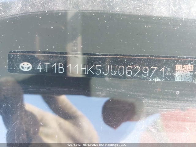 Продаж на аукціоні авто 2018 Toyota Camry, vin: 4T1B11HK5JU062971, номер лоту: 12675213