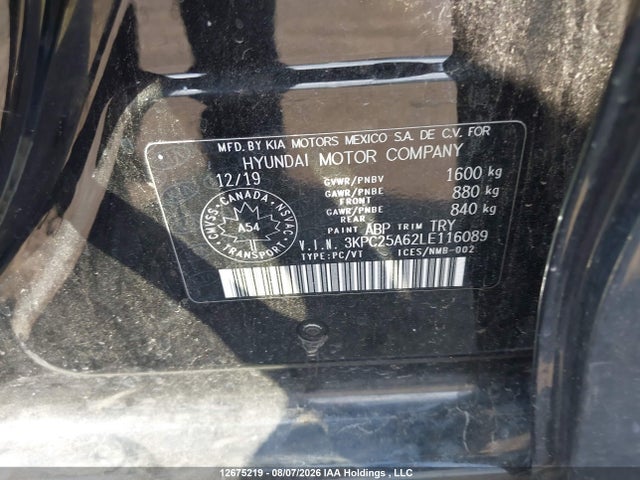Hyundai Accent Preferred Auto Ivt 2020 3KPC25A62LE116089 Image 9