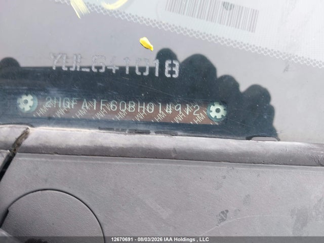 Продаж на аукціоні авто 2011 Honda Civic Se, vin: 2HGFA1F60BH014912, номер лоту: 12670691