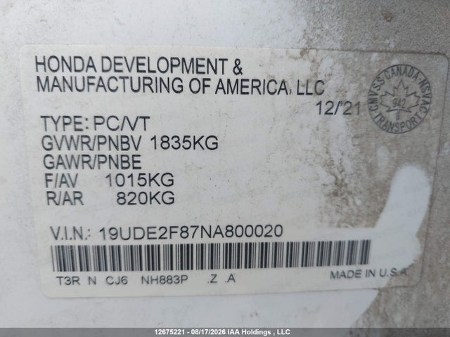 Acura Ilx Premium A-spec/tech A-spec 2022 19UDE2F87NA800020 Image 9