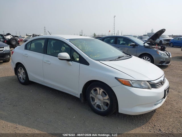 Auction sale of the 2012 Honda Civic Hybrid, vin: JHMFB4F2XCS800154, lot number: 12675222