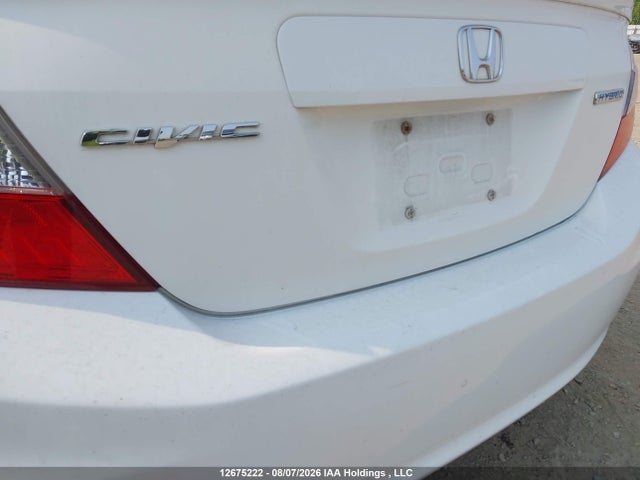 Продаж на аукціоні авто 2012 Honda Civic Hybrid, vin: JHMFB4F2XCS800154, номер лоту: 12675222