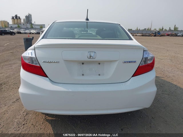 Продаж на аукціоні авто 2012 Honda Civic Hybrid, vin: JHMFB4F2XCS800154, номер лоту: 12675222