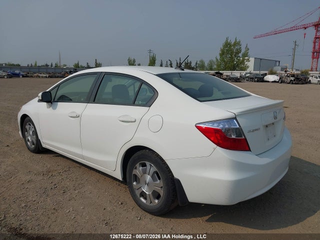 Продаж на аукціоні авто 2012 Honda Civic Hybrid, vin: JHMFB4F2XCS800154, номер лоту: 12675222