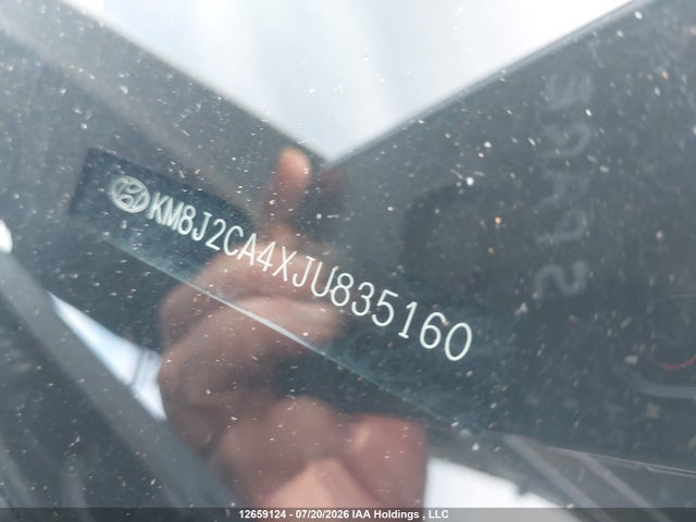12659124 :رقم المزاد ، KM8J2CA4XJU835160 vin ، 2018 Hyundai Tucson Base 2.0l مزاد بيع