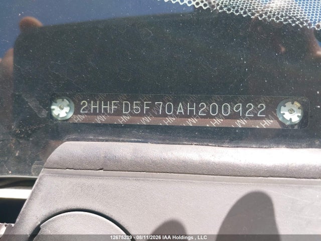 Продажа на аукционе авто 2010 Acura Csx Technology, vin: 2HHFD5F70AH200922, номер лота: 12675239