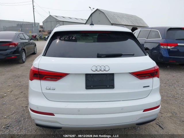2021 Audi Q3 მანქანა იყიდება აუქციონზე, vin: WA1AECF33M1036784, აუქციონის ნომერი: 12675257