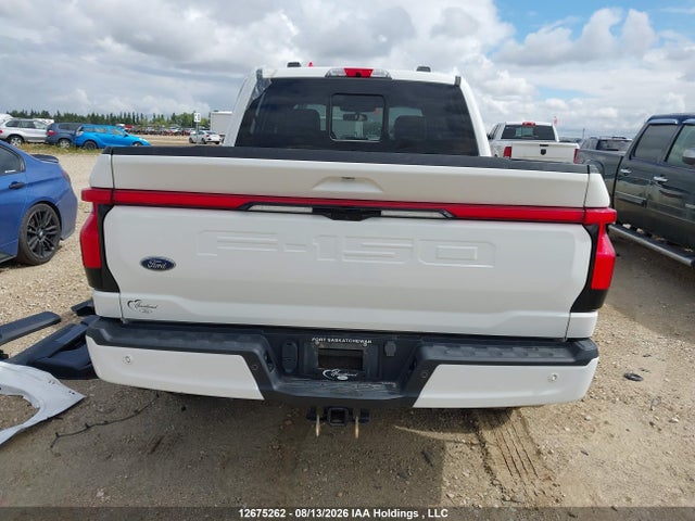 2023 Ford F-150 Lightning Lariat მანქანა იყიდება აუქციონზე, vin: 1FT6W1EV0PWG08515, აუქციონის ნომერი: 12675262