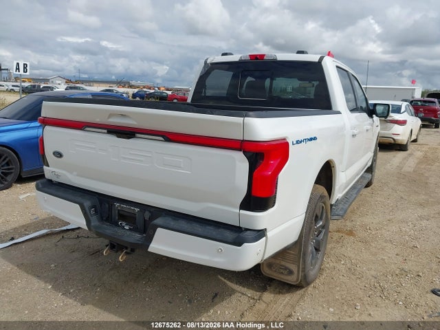 2023 Ford F-150 Lightning Lariat მანქანა იყიდება აუქციონზე, vin: 1FT6W1EV0PWG08515, აუქციონის ნომერი: 12675262