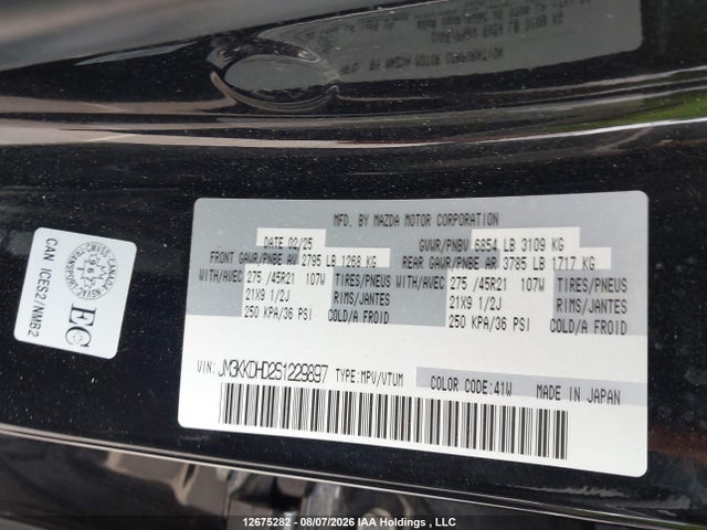 Mazda Cx-90 Mhev Gt 2025 JM3KKDHD2S1229897 Image 20