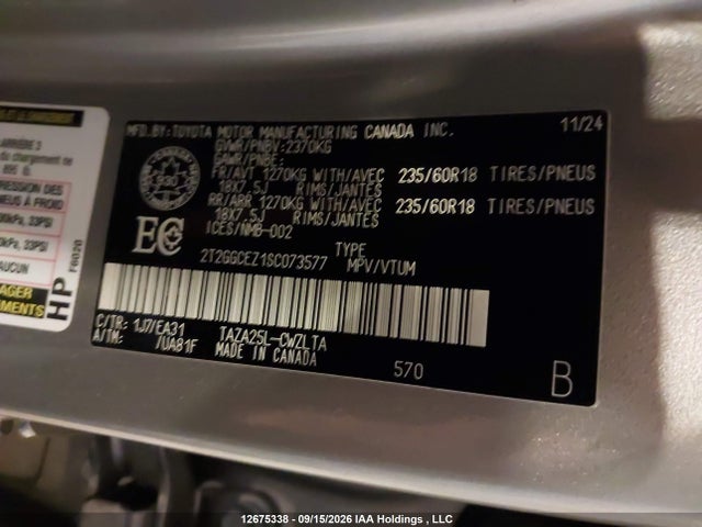 2T2GGCEZ1SC073577 Lexus Nx 350 Premium