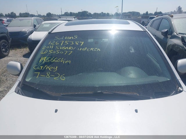 12675389 :رقم المزاد ، JF1GV7F6XBG505077 vin ، 2011 Subaru Impreza Wrx Limited مزاد بيع