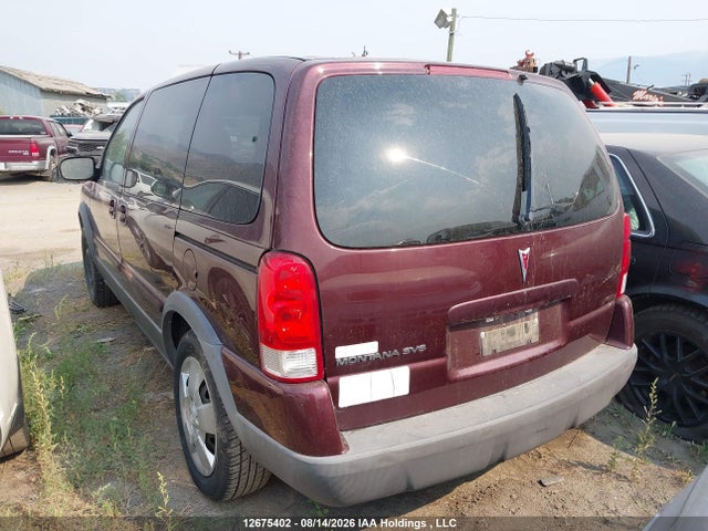 Продажа на аукционе авто 2009 Pontiac Montana, vin: 1GMDU03129D106090, номер лота: 12675402