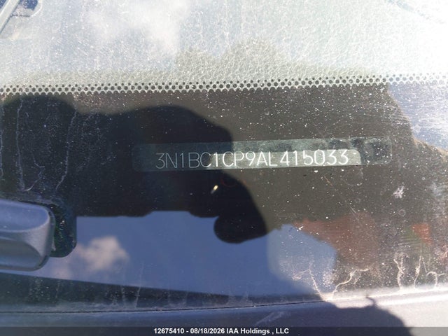 2010 Nissan Versa 1.8s მანქანა იყიდება აუქციონზე, vin: 3N1BC1CP9AL415033, აუქციონის ნომერი: 12675410