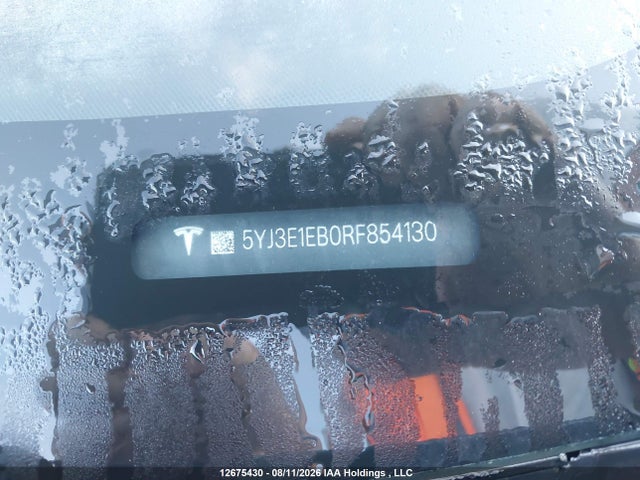 2024 Tesla Model 3 Long Range მანქანა იყიდება აუქციონზე, vin: 5YJ3E1EB0RF854130, აუქციონის ნომერი: 12675430