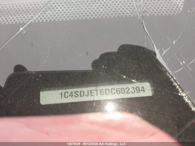 12675439 :رقم المزاد ، 1C4SDJET6DC602394 vin ، 2013 Dodge Durango Citadel مزاد بيع