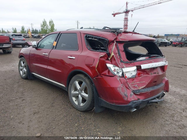 12675439 :رقم المزاد ، 1C4SDJET6DC602394 vin ، 2013 Dodge Durango Citadel مزاد بيع
