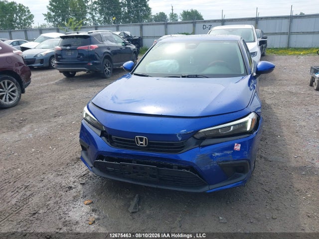 12675463 :رقم المزاد ، 2HGFE2F30NH106428 vin ، 2022 Honda Civic Ex 4dr مزاد بيع