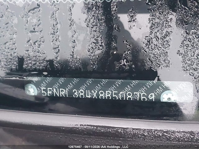 Продаж на аукціоні авто 2008 Honda Odyssey Ex, vin: 5FNRL384X8B508769, номер лоту: 12675467