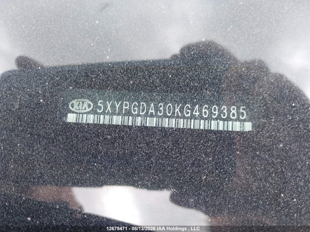 Aukcja sprzedaży 2019 Kia Sorento 2.4l Lx, vin: 5XYPGDA30KG469385, numer aukcji: 12675471