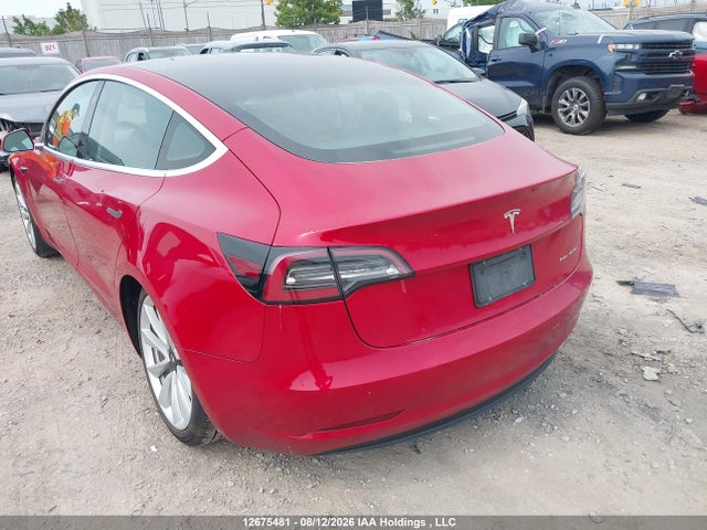 12675481 :رقم المزاد ، 5YJ3E1EB3LF789233 vin ، 2020 Tesla Model 3 Long Range مزاد بيع