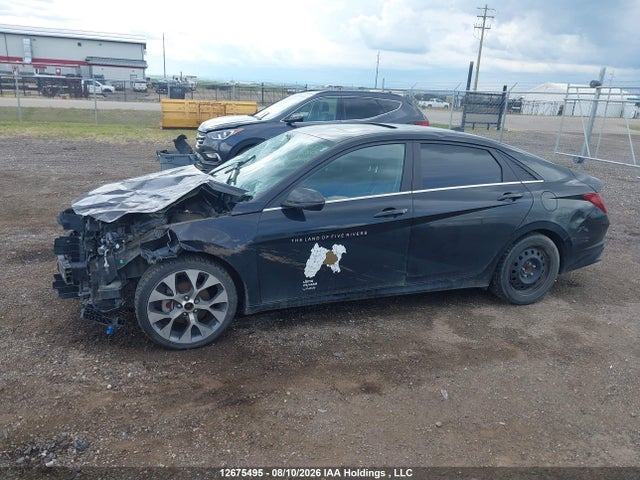 Продажа на аукционе авто 2022 Hyundai Elantra Ultimate Ivt With Tech Package, vin: KMHLN4AG1NU250652, номер лота: 12675495