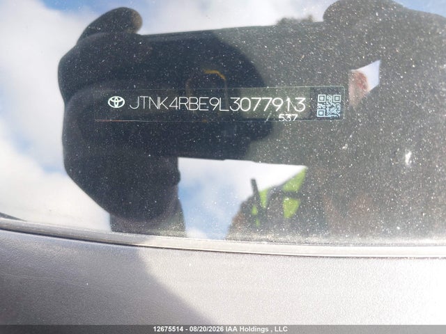 2020 Toyota Corolla Se/xse მანქანა იყიდება აუქციონზე, vin: JTNK4RBE9L3077913, აუქციონის ნომერი: 12675514