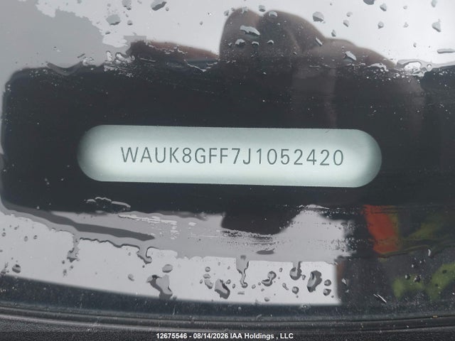 12675546 :رقم المزاد ، WAUK8GFF7J1052420 vin ، 2018 Audi A3 2.0t Technik مزاد بيع