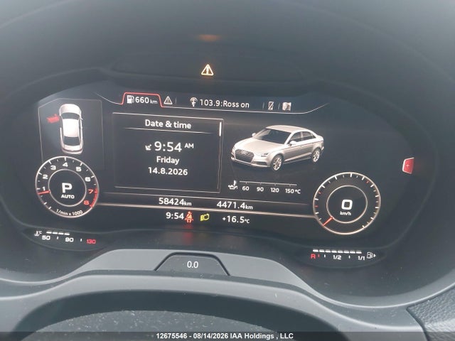 12675546 :رقم المزاد ، WAUK8GFF7J1052420 vin ، 2018 Audi A3 2.0t Technik مزاد بيع