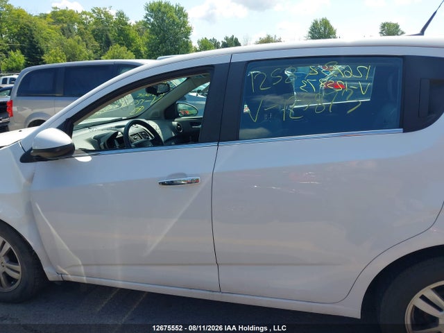 2012 Chevrolet Sonic Lt მანქანა იყიდება აუქციონზე, vin: 1G1JC6EH9C4125873, აუქციონის ნომერი: 12675552