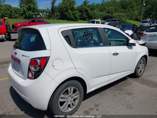 2012 Chevrolet Sonic Lt მანქანა იყიდება აუქციონზე, vin: 1G1JC6EH9C4125873, აუქციონის ნომერი: 12675552