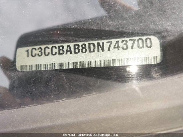 12675564 :رقم المزاد ، 1C3CCBAB8DN743700 vin ، 2013 Chrysler 200 Lx مزاد بيع