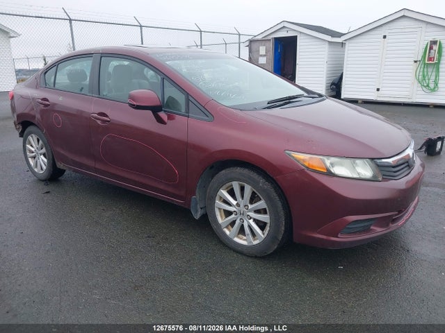 12675576 :رقم المزاد ، 2HGFB2F55CH049182 vin ، 2012 Honda Civic Ex مزاد بيع