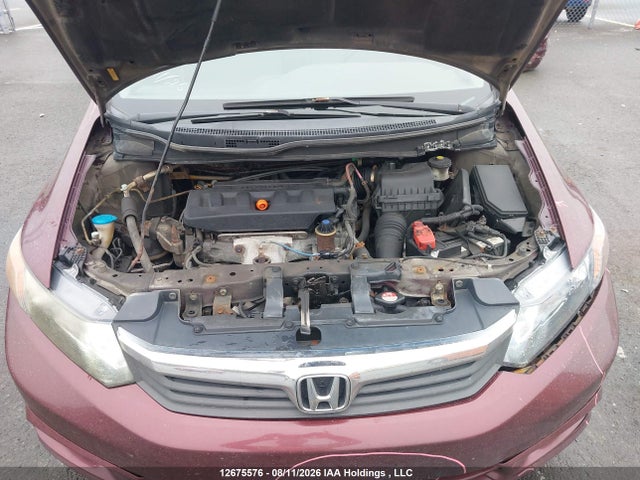 12675576 :رقم المزاد ، 2HGFB2F55CH049182 vin ، 2012 Honda Civic Ex مزاد بيع