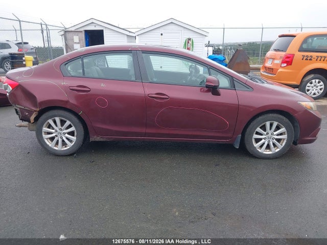 12675576 :رقم المزاد ، 2HGFB2F55CH049182 vin ، 2012 Honda Civic Ex مزاد بيع