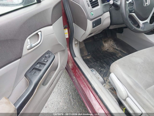 12675576 :رقم المزاد ، 2HGFB2F55CH049182 vin ، 2012 Honda Civic Ex مزاد بيع