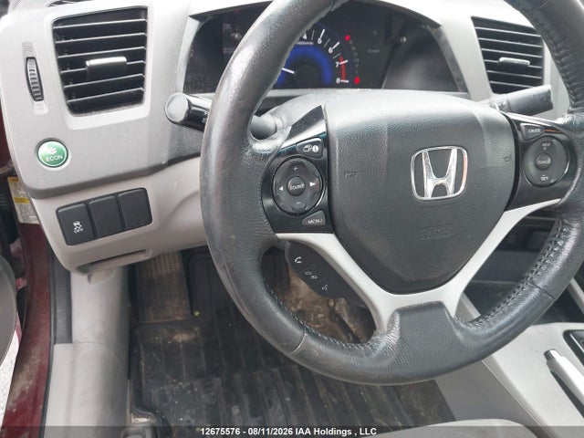 12675576 :رقم المزاد ، 2HGFB2F55CH049182 vin ، 2012 Honda Civic Ex مزاد بيع