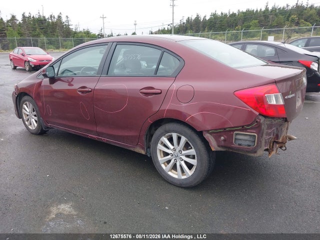 12675576 :رقم المزاد ، 2HGFB2F55CH049182 vin ، 2012 Honda Civic Ex مزاد بيع