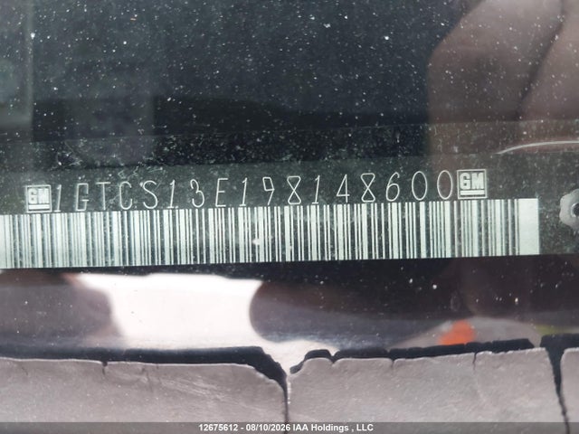 12675612 :رقم المزاد ، 1GTCS13E198148600 vin ، 2009 Gmc Canyon مزاد بيع